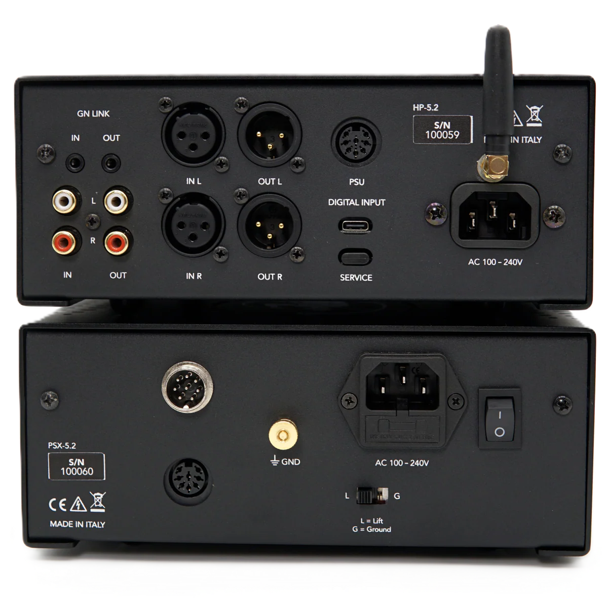 NEW! Gold Note HP-5.2 Headphone Amplifier DAC All in One with PSX-5.2 EVO Power Supply - Image 4