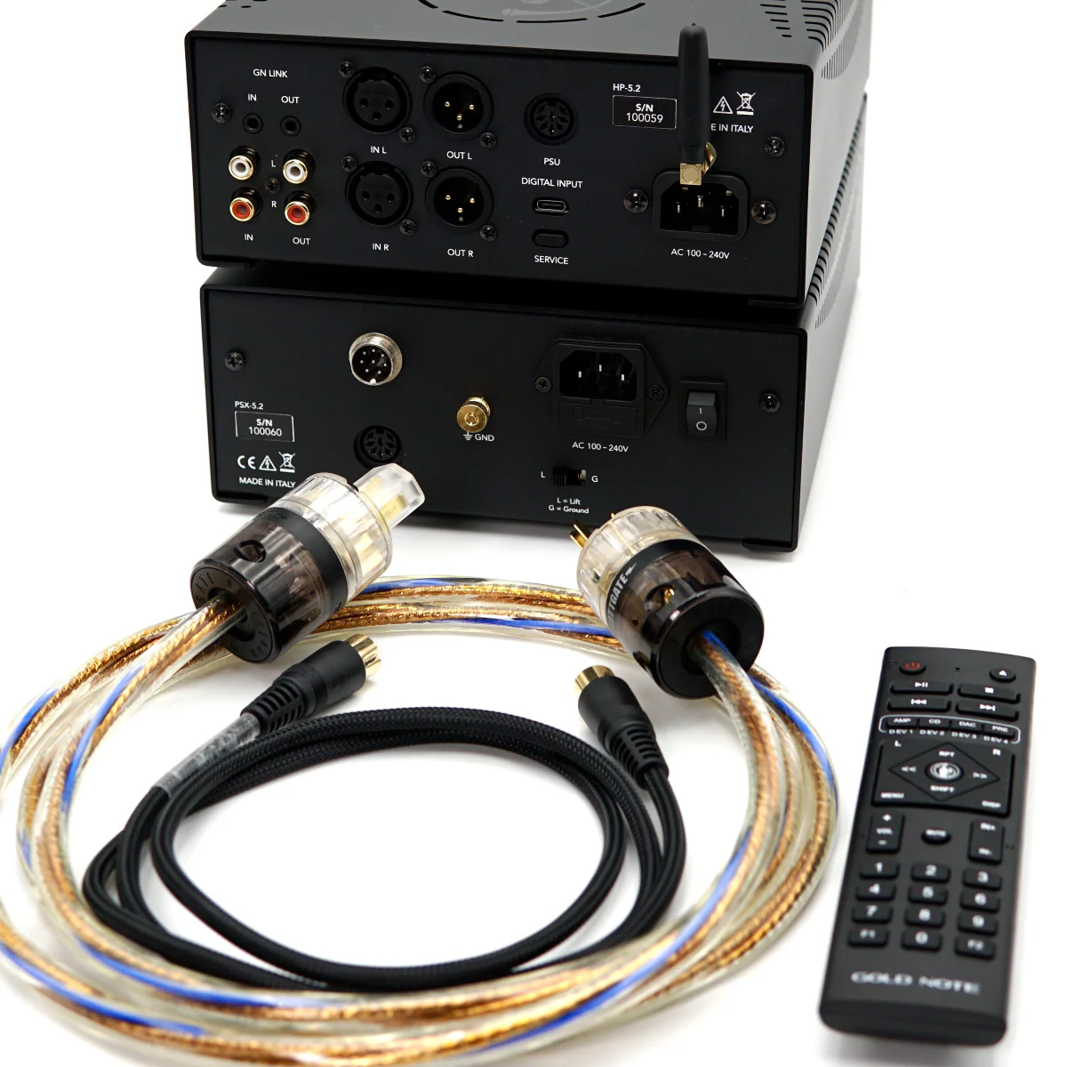 NEW! Gold Note HP-5.2 Headphone Amplifier DAC All in One with PSX-5.2 EVO Power Supply - Image 8